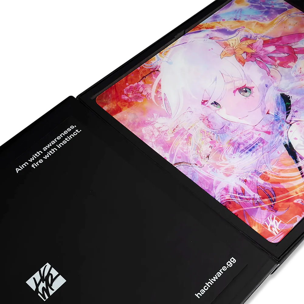h*a様 Aholic 雾染　ガラスマウスパッド HachiwareGaming HachiwareGaming Hanabi ガラスマウスパッド - 製品