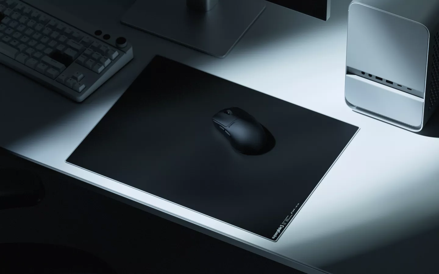 Pulsar Superglide3 Glass Mousepad Type-S L Black Superglide3