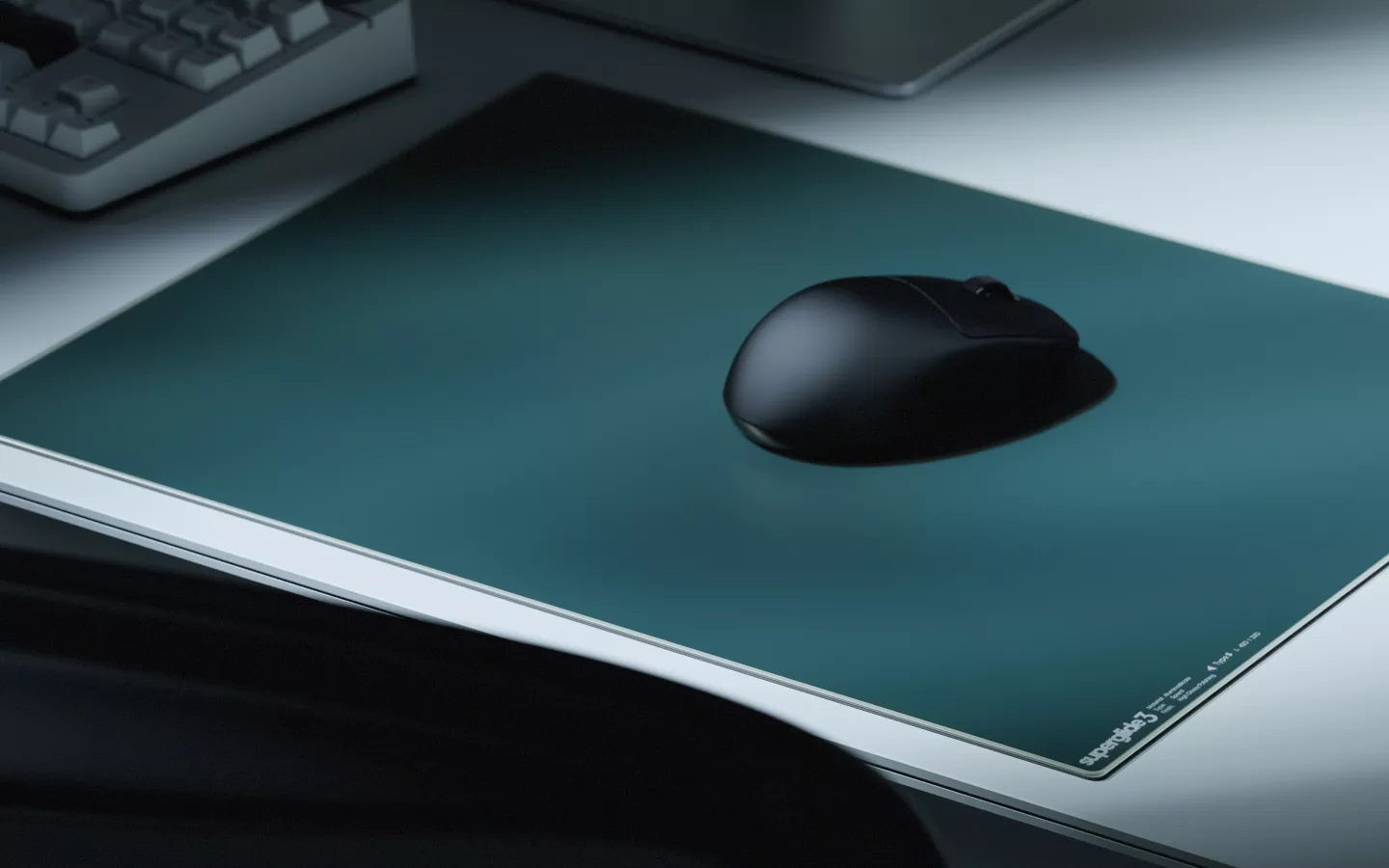 Pulsar Superglide3 Glass Mousepad Type-S L Green Superglide3