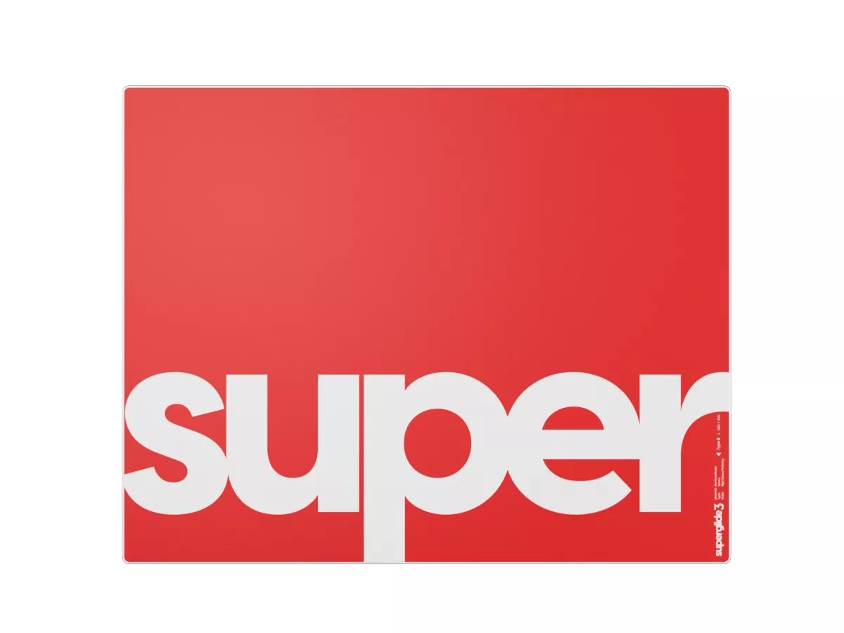 Pulsar Superglide3 Glass Mousepad Type-S L Red Superglide3 - 製品