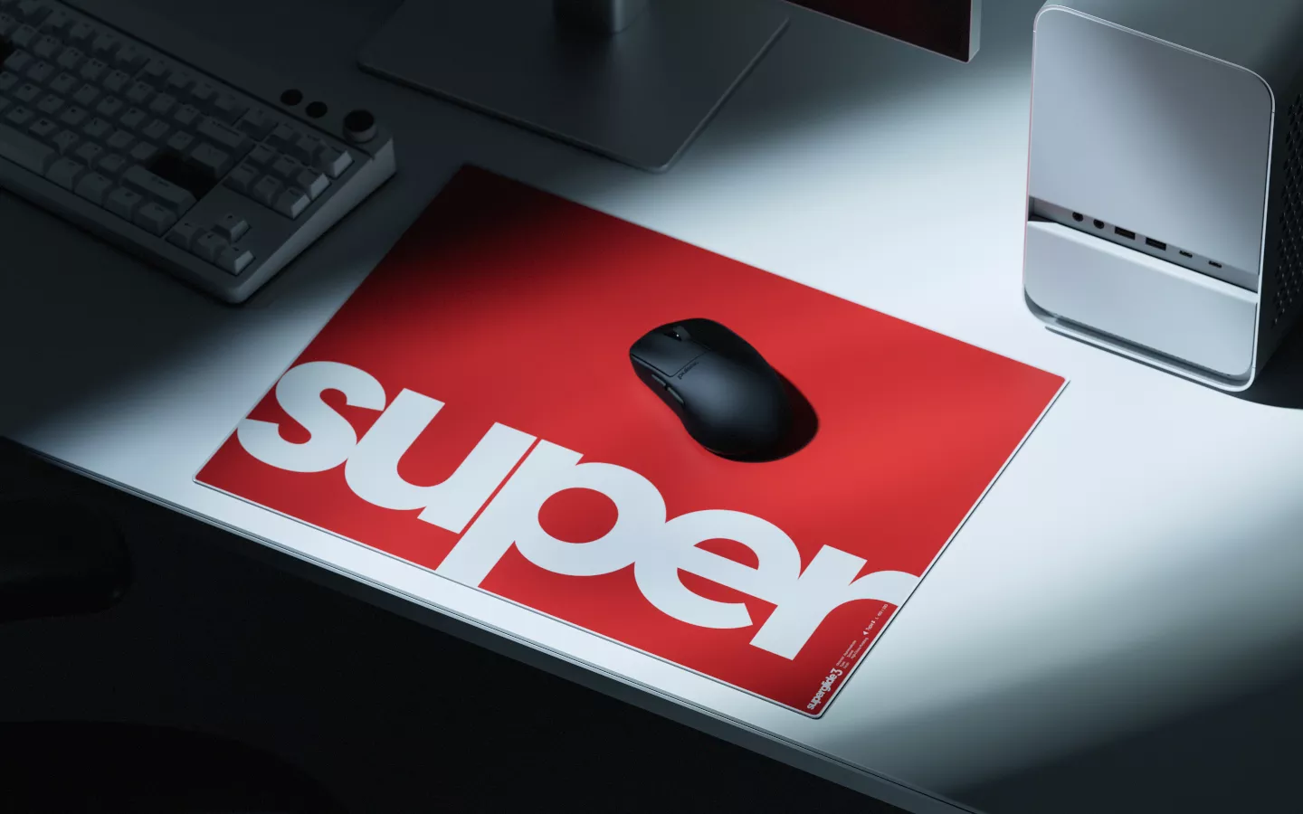 Pulsar Superglide3 Glass Mousepad Type-S L Red Superglide3 - 製品