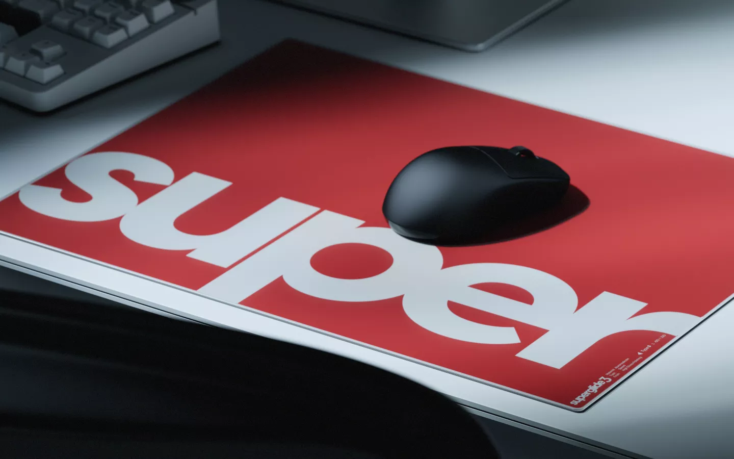 Pulsar Superglide3 Glass Mousepad Type-S L Red Superglide3 - 製品