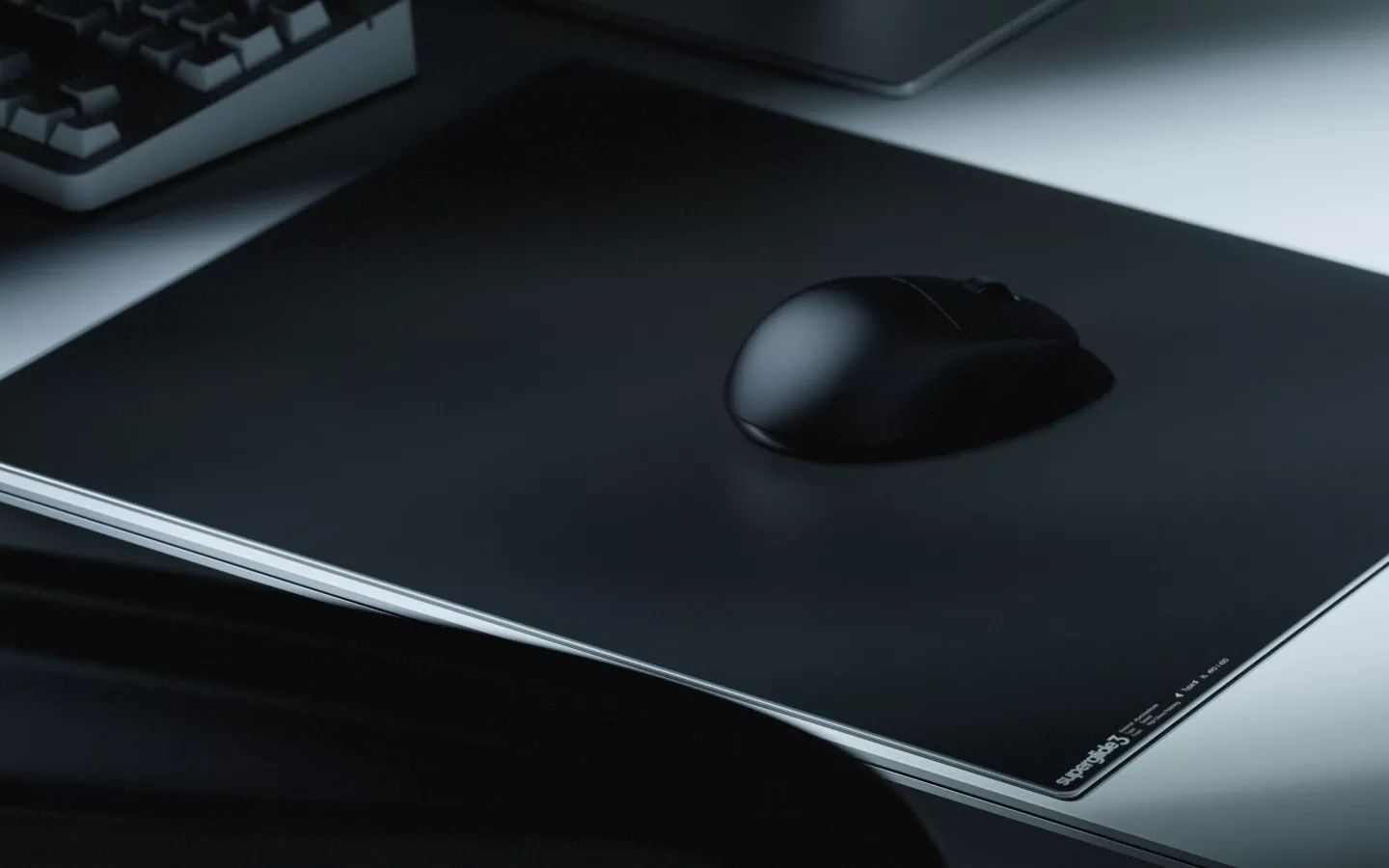 Pulsar Superglide3 Glass Mousepad Type-S XL Black Superglide3