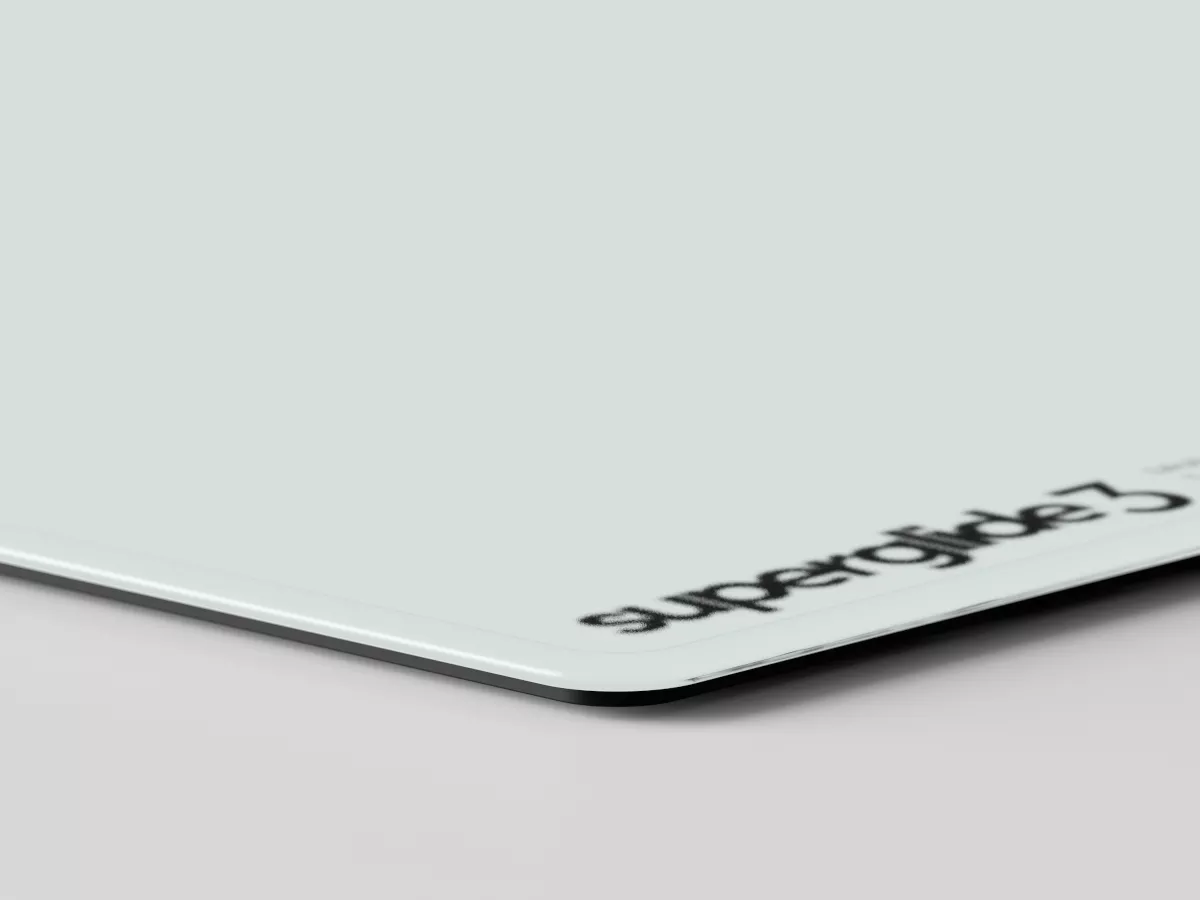 Pulsar Superglide3 Glass Mousepad Type-S XL White Superglide3