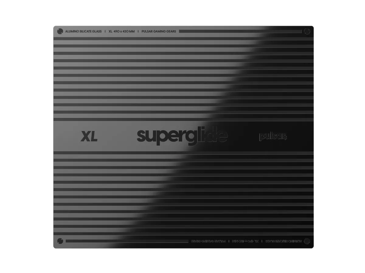 Pulsar Superglide3 Glass Mousepad Type-S XL White Superglide3