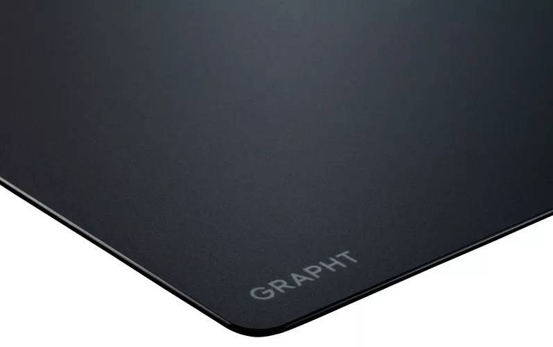 GRAPHT THE SHOOTER - Glass Mouse Pad Nexus (Black) - 製品詳細