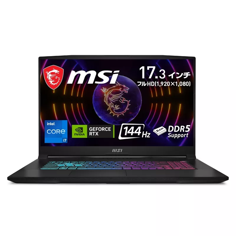 MSI ゲーミングノート Katana 17 B13V Katana-17-B13VEK-4339JPの商品メイン画像