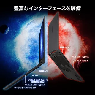 MSI ゲーミングノート Katana 17 B13V Katana-17-B13VEK-4339JPのサムネイル(5)