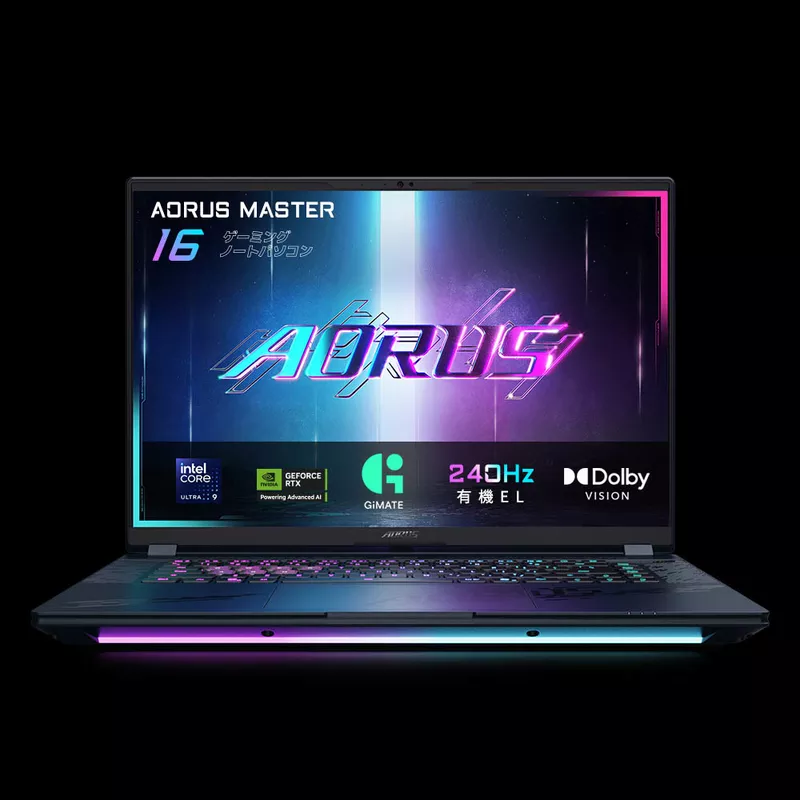 GIGABYTE ゲーミングノート AORUS MASTER 16 AORUS MASTER 16 BZHC6JPE64SPの商品メイン画像