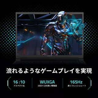 GIGABYTE ゲーミングノート GAMING A16 GAMING A16 CMHI2JP894SHのサムネイル(2)