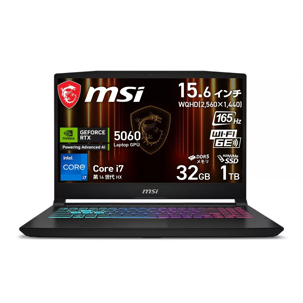 MSI MSI ゲーミングノート Katana 15 HX B14W Katana-15-HX-B14WFK