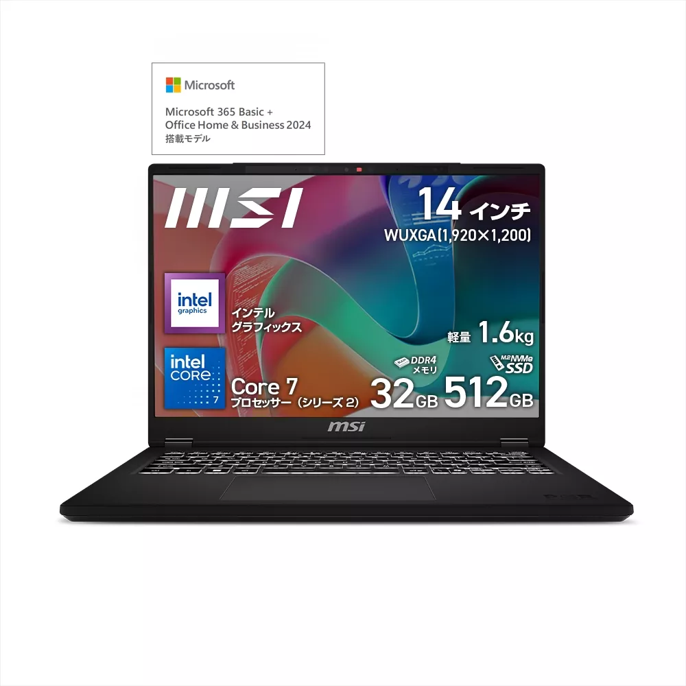 MSI MSI Modern シリーズ Modern 14 H D2RM Modern-14-H-D2RMG-5429JP
