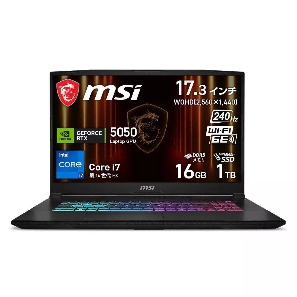 MSI MSI ゲーミングノート Katana 17 HX B14W Katana-17-HX-B14WEK
