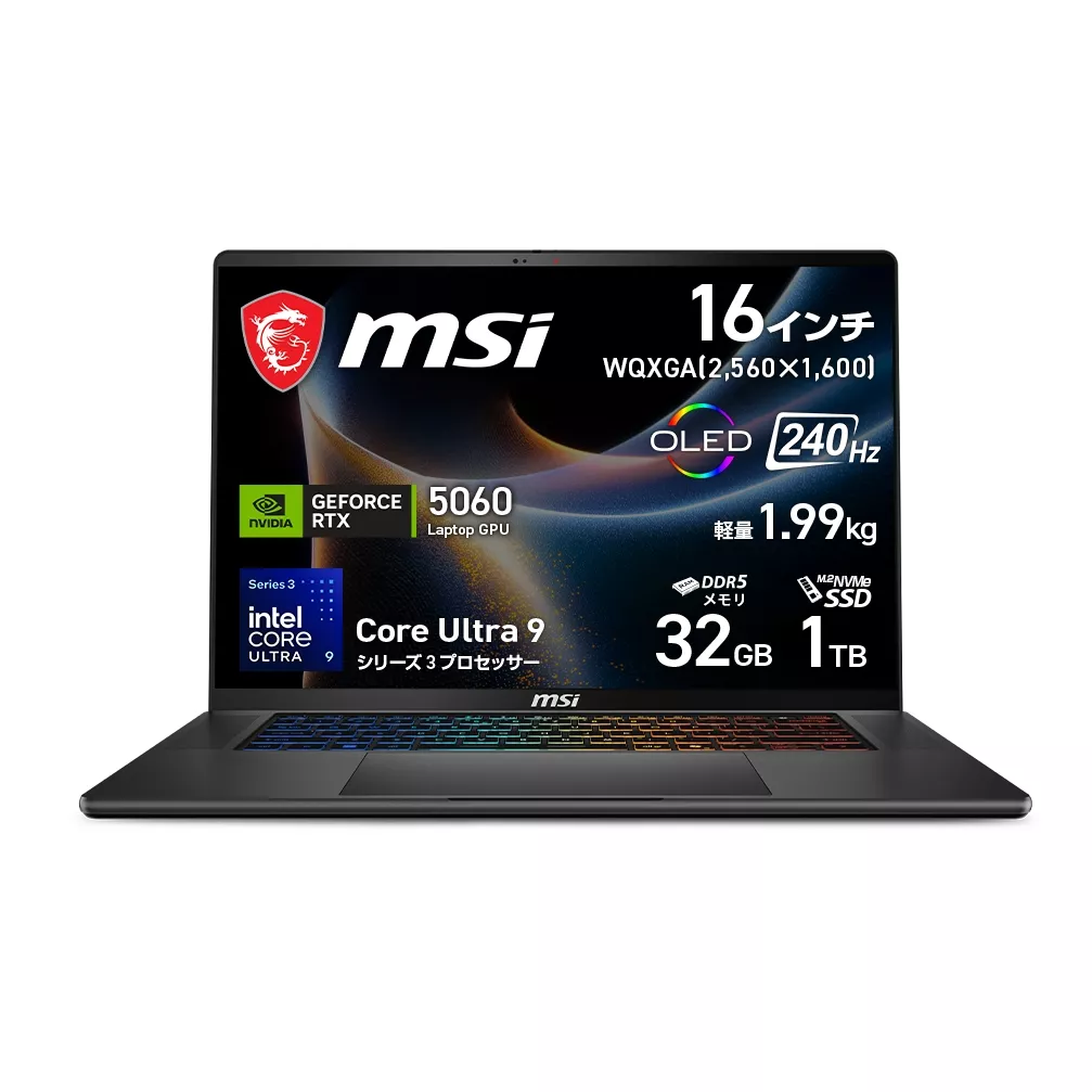 MSI MSI ゲーミングノート Stealth 16 AI+ B3W Stealth-16-AI+B3WF
