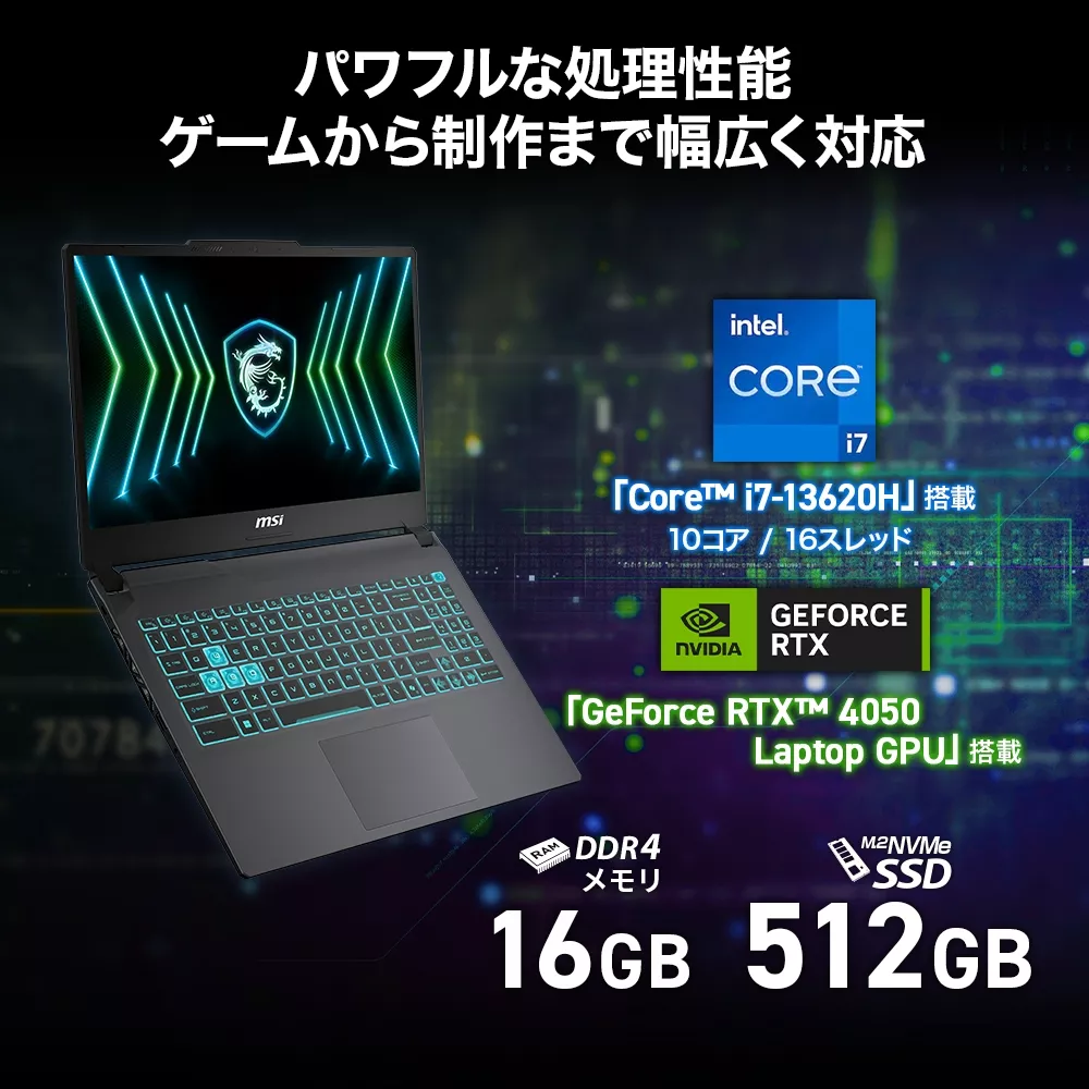 MSI MSI ゲーミングノート Cyborg 15 Black Edition A13V Cyborg-15